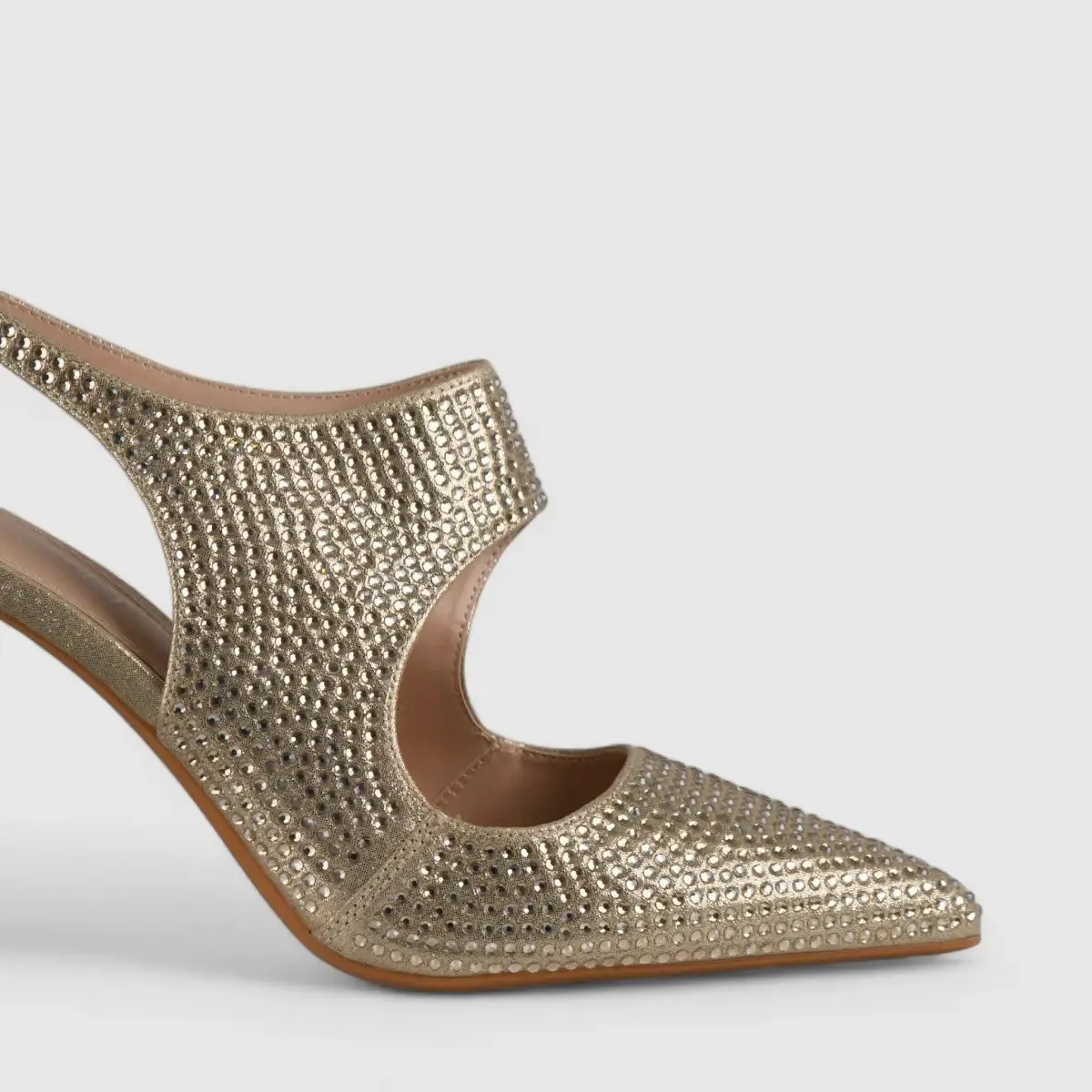 Bulbul Evening Court Shoe Gold LI001