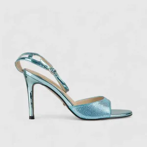 Bulbul Stiletto Heel Sandal Blue CAR5033