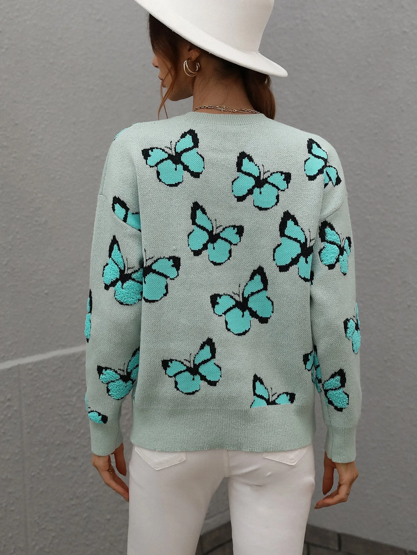 Butterfly Knit Top - Sage