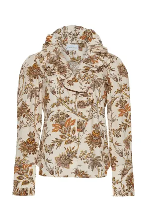 Cara Cara Anne Blouse in Turtledove Vintage Blouse