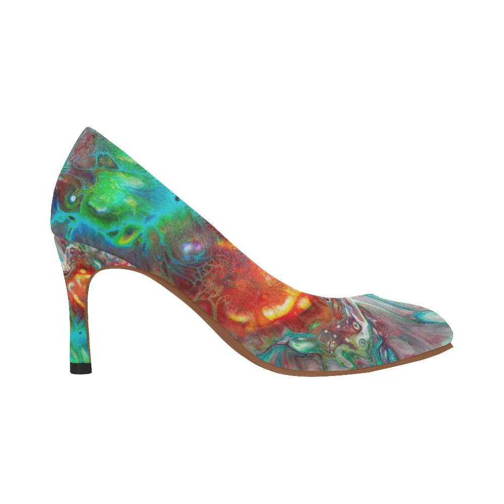 Cash Vision Natural Angel High Heels - Green