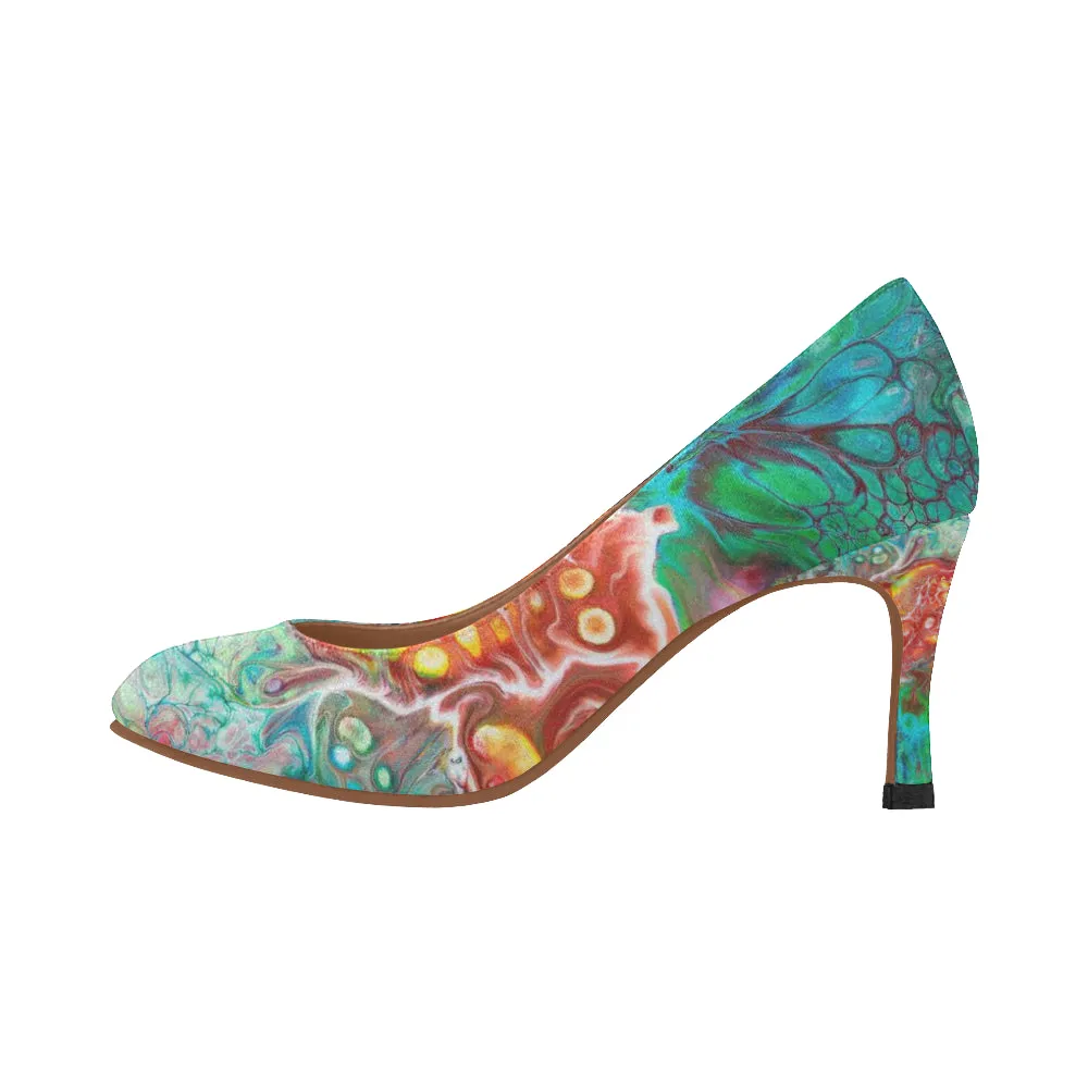 Cash Vision Natural Angel High Heels - Green
