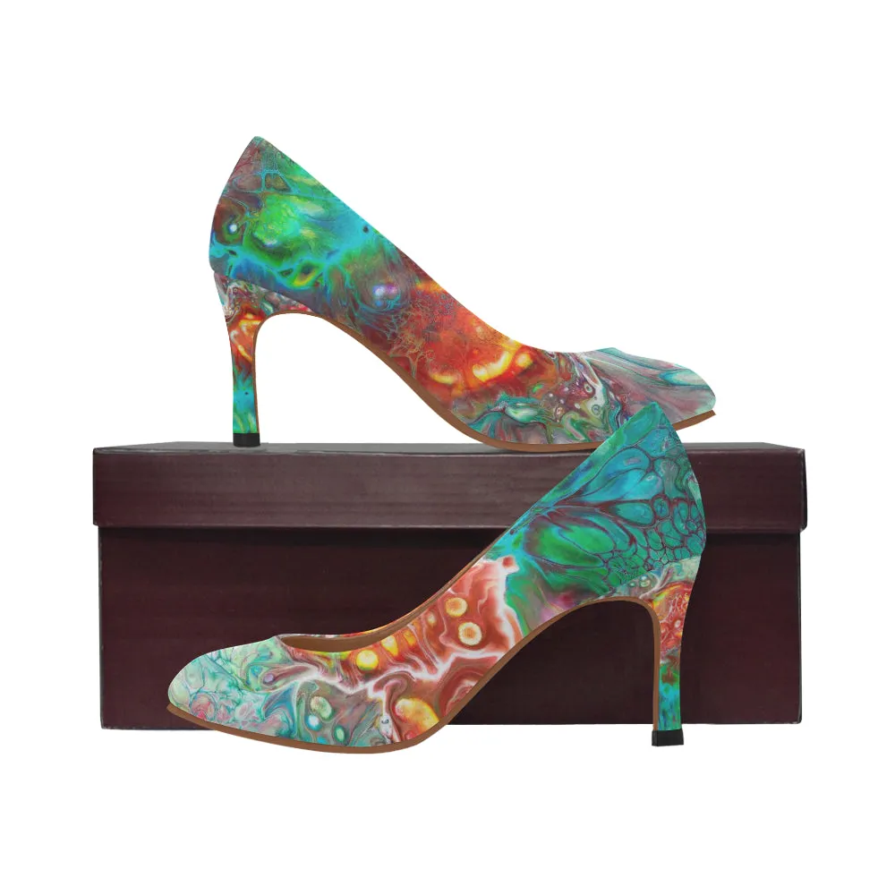 Cash Vision Natural Angel High Heels - Green