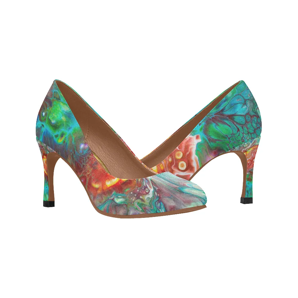 Cash Vision Natural Angel High Heels - Green