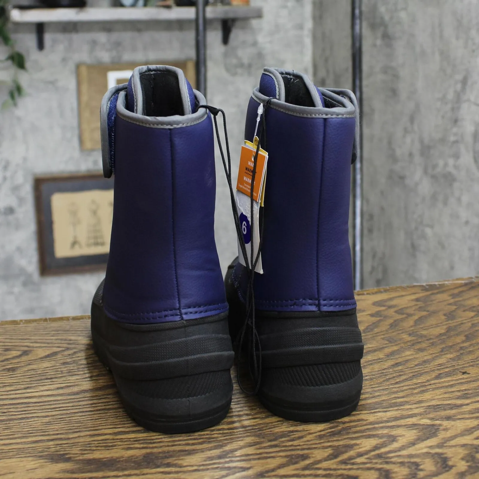 Cat & Jack Kids Boys Elia Winter Boots 88227047 Navy Blue 6