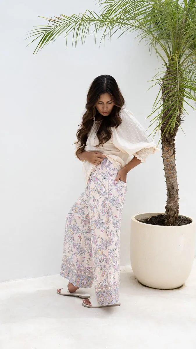 Cher Pant - Paisley Print