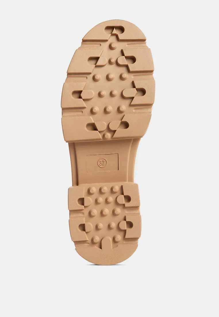 Chunky Platform Heel Loafers By RUW