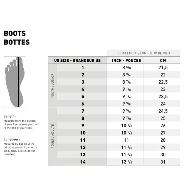CKX Boreal Winter Boots Black - Junior to Adult sizes - Black - Remova