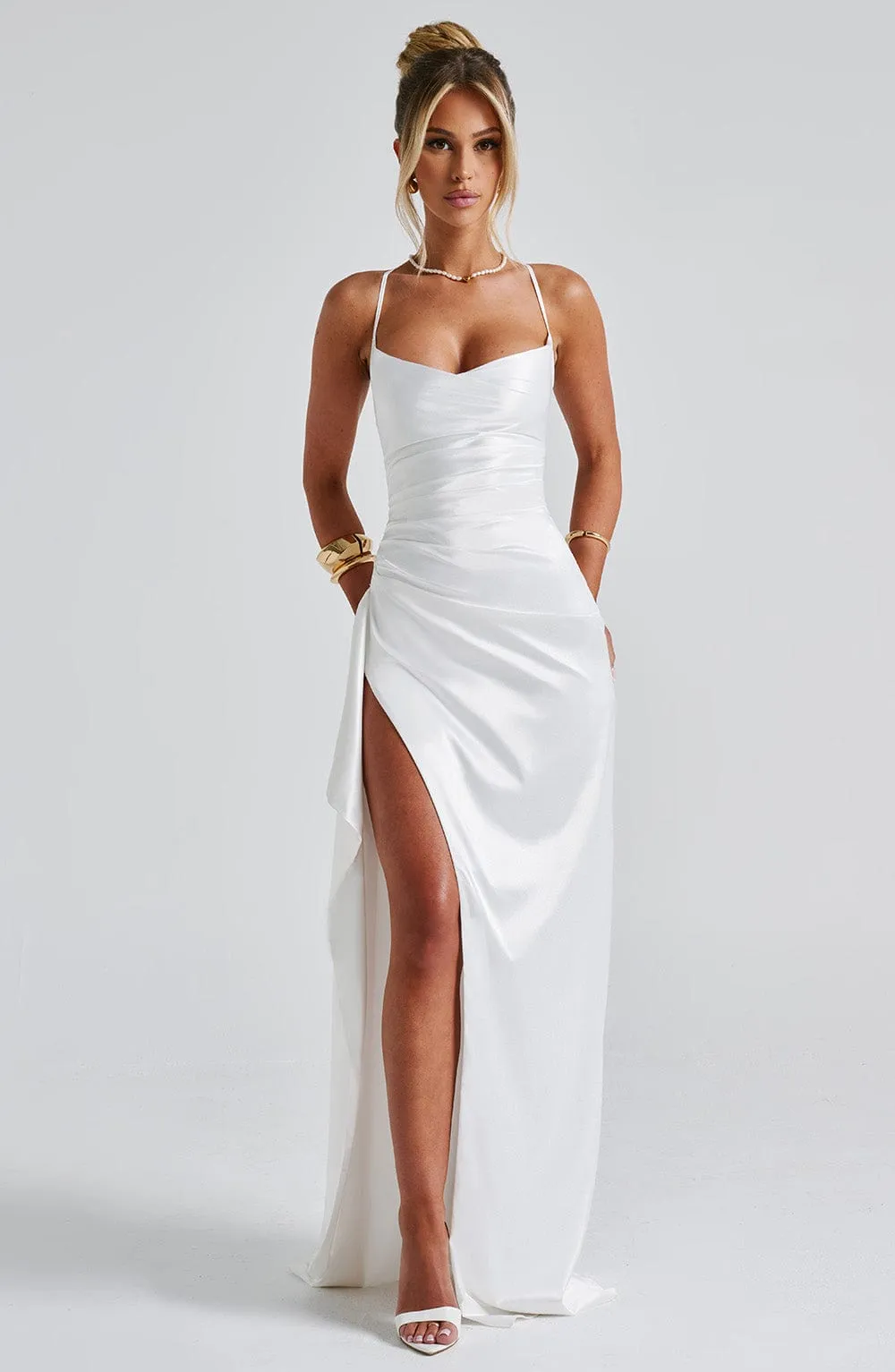 Claudia Maxi Dress - Ivory