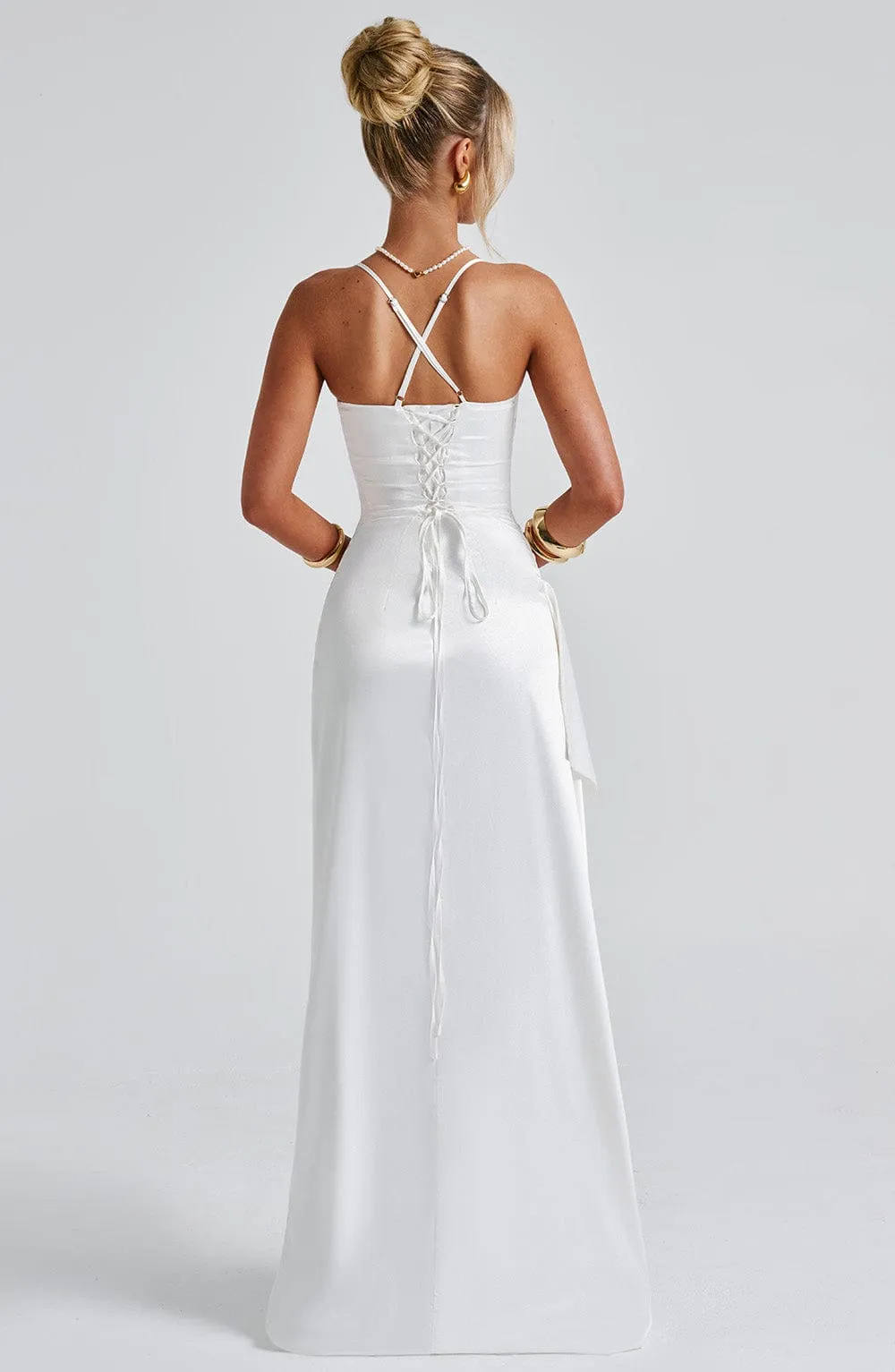 Claudia Maxi Dress - Ivory