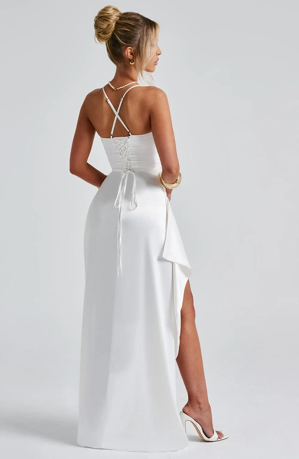 Claudia Maxi Dress - Ivory