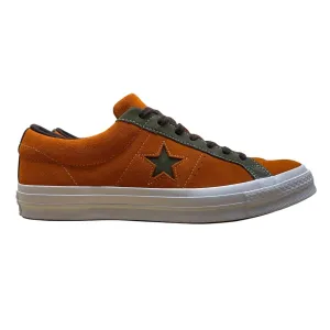 Converse Unisex Orange & Green One Star Suede Low-Top Sneakers Size 10M/12W- New