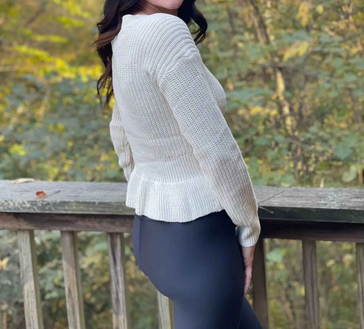 Cozy Co. - Cropped Babydoll Sweater