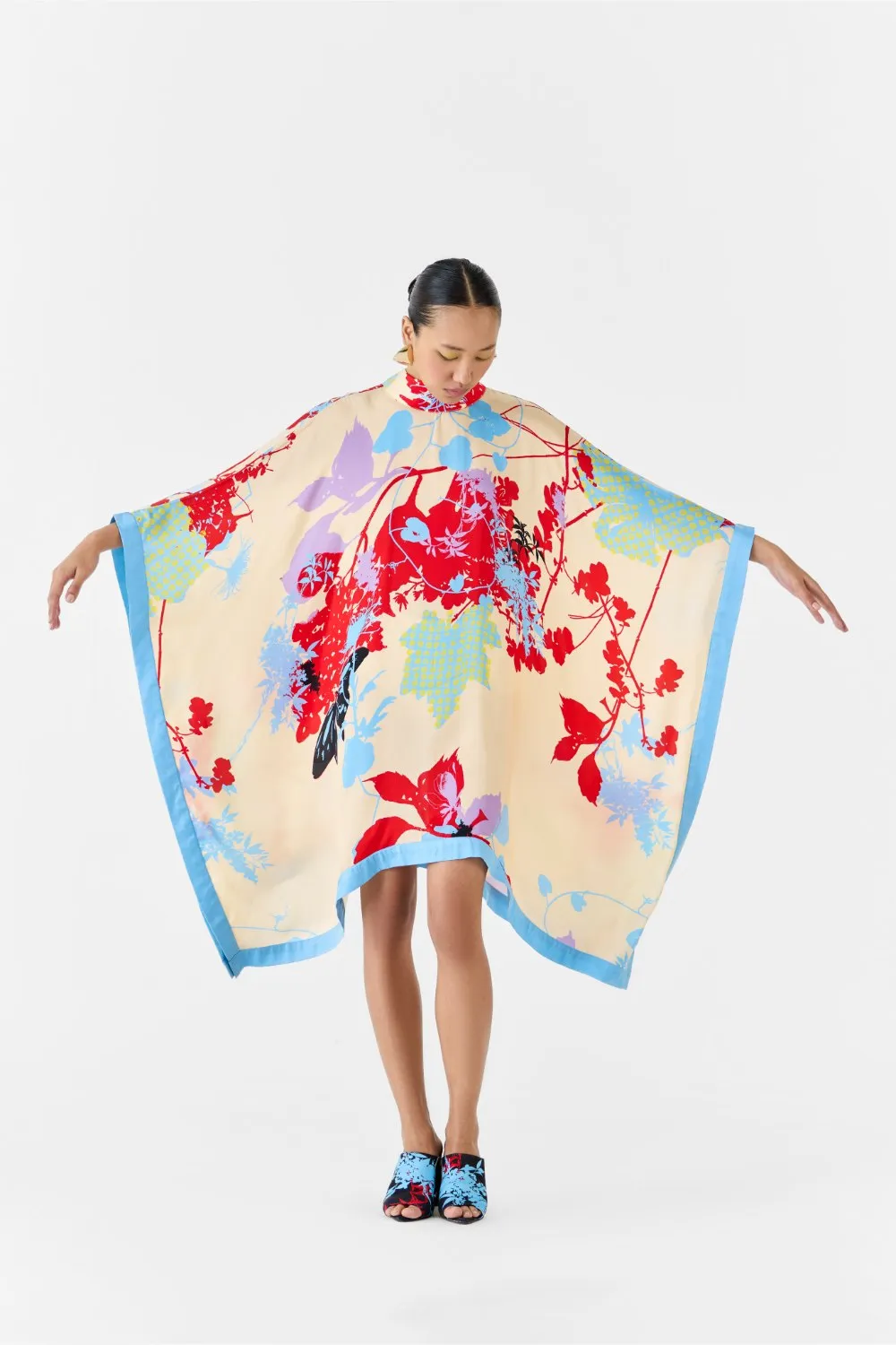 CREAM IKIGAI KIMONO DRESS