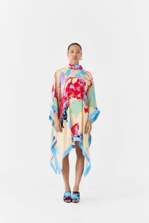 CREAM IKIGAI KIMONO DRESS