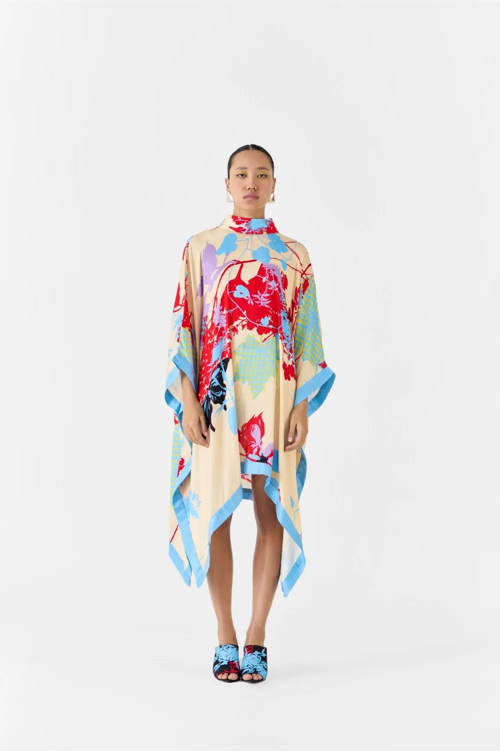 CREAM IKIGAI KIMONO DRESS