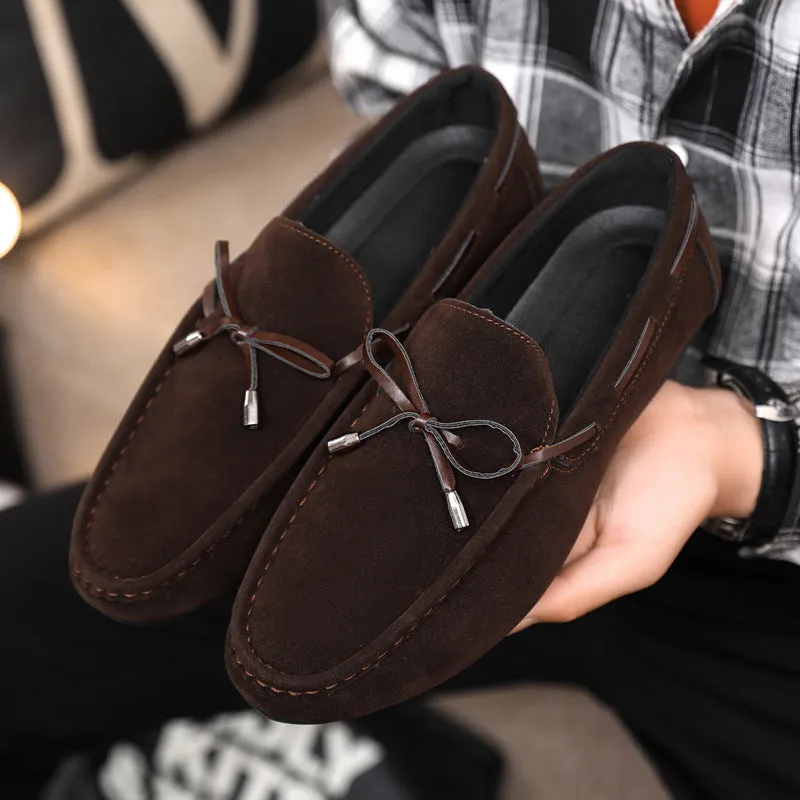Cross-border spring and summer casual shoes trendy shoes men's Doudou shoes men's lazy shoes overfitting trend one-pedal men's shoes cloth shoes