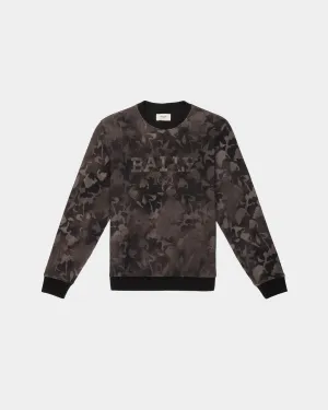 Cutsew Sweatshirt In Black Cotton