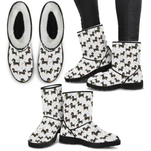 Dachshund Faux Fur Boots