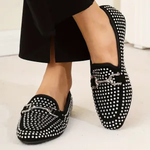 Dames slip-on loafers-glinsterende, licht en comfortabel voor het dagelijks leven en vrije tijd