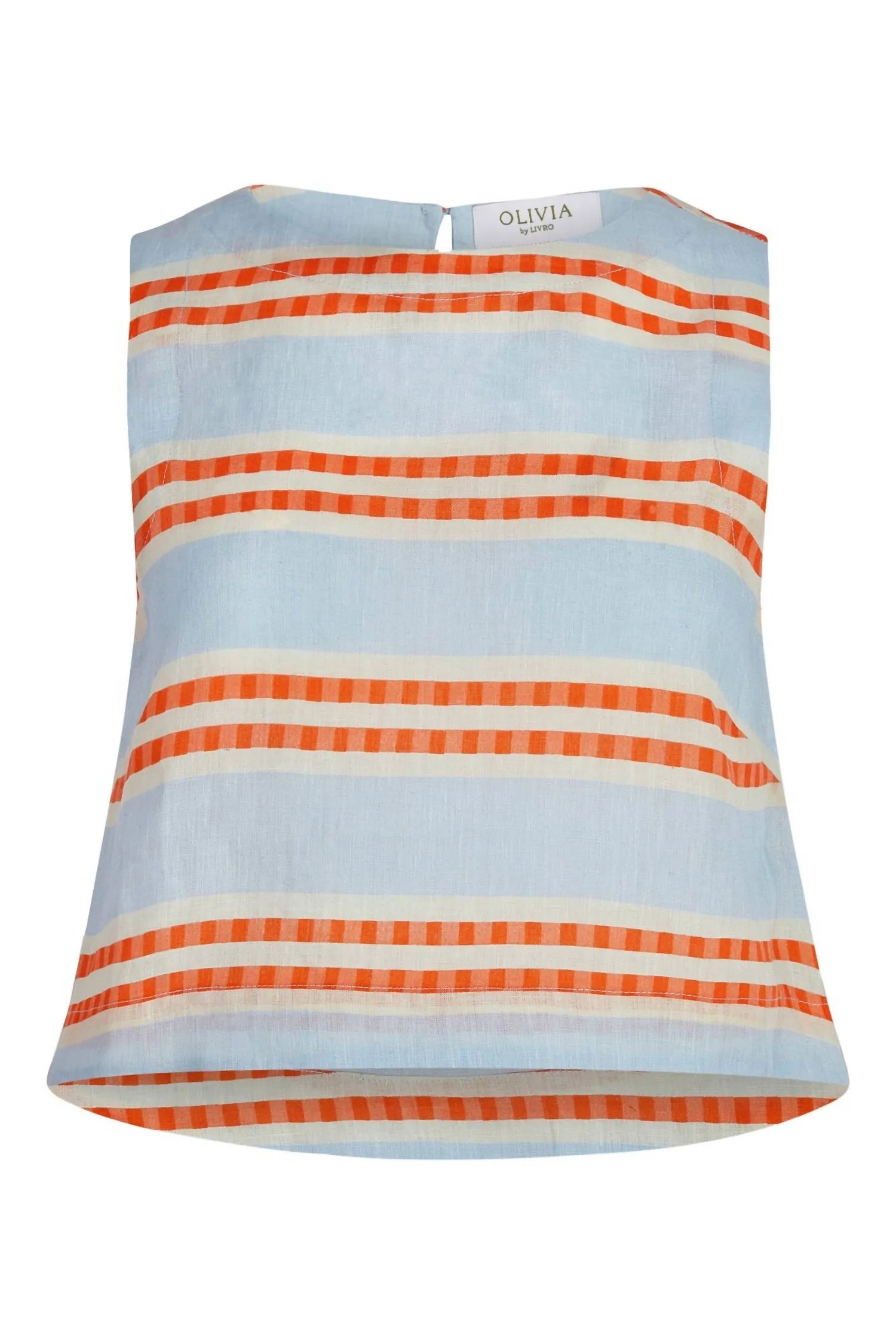 Dani Top In Capri Stripe