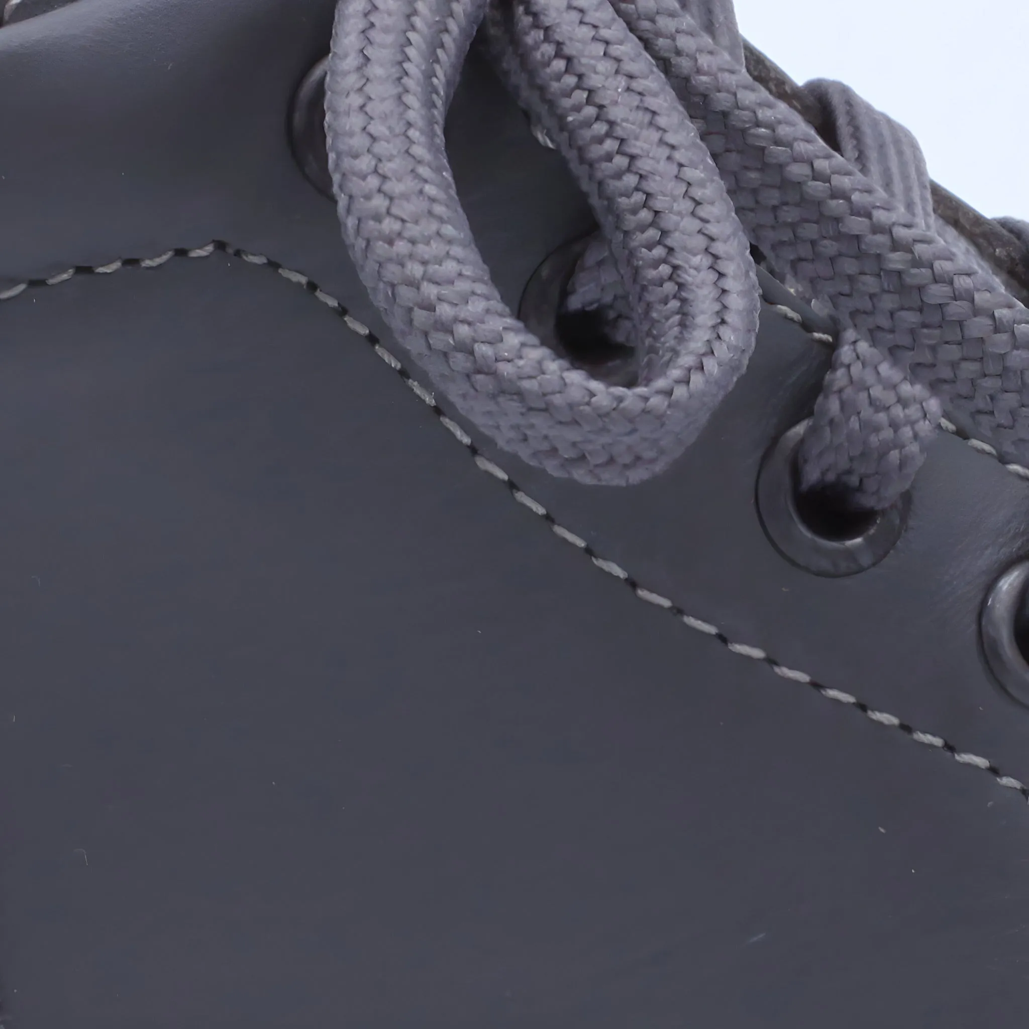 'Danilo' Boys Grey Leather High-Tops