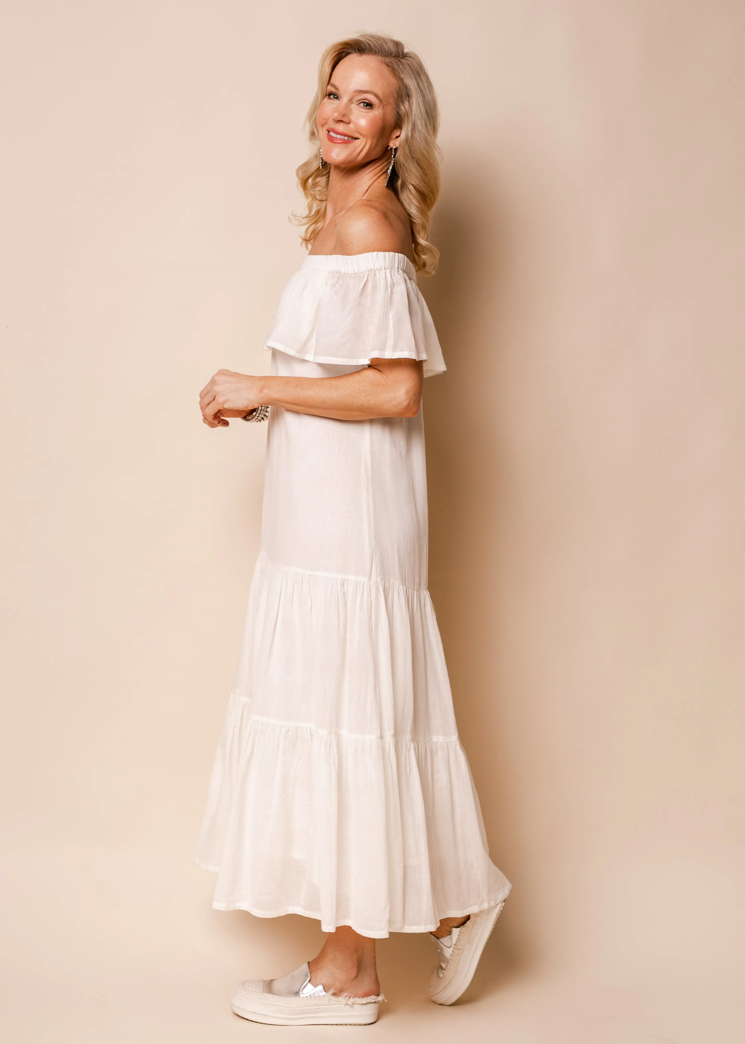 Darby Dress in White