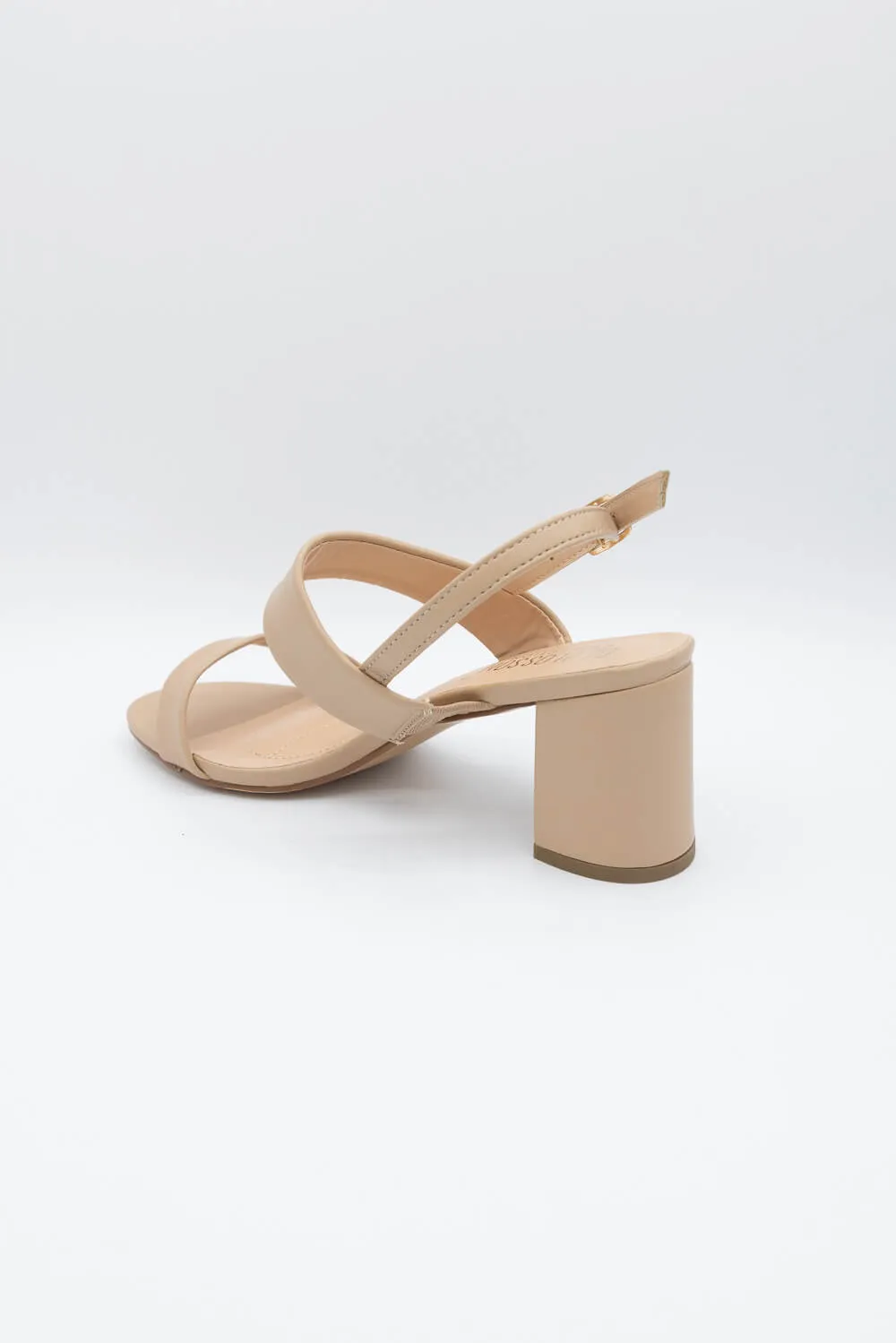 De Blossom Alba Strap Heels for Women in Nude | ALBA-5W NUDE