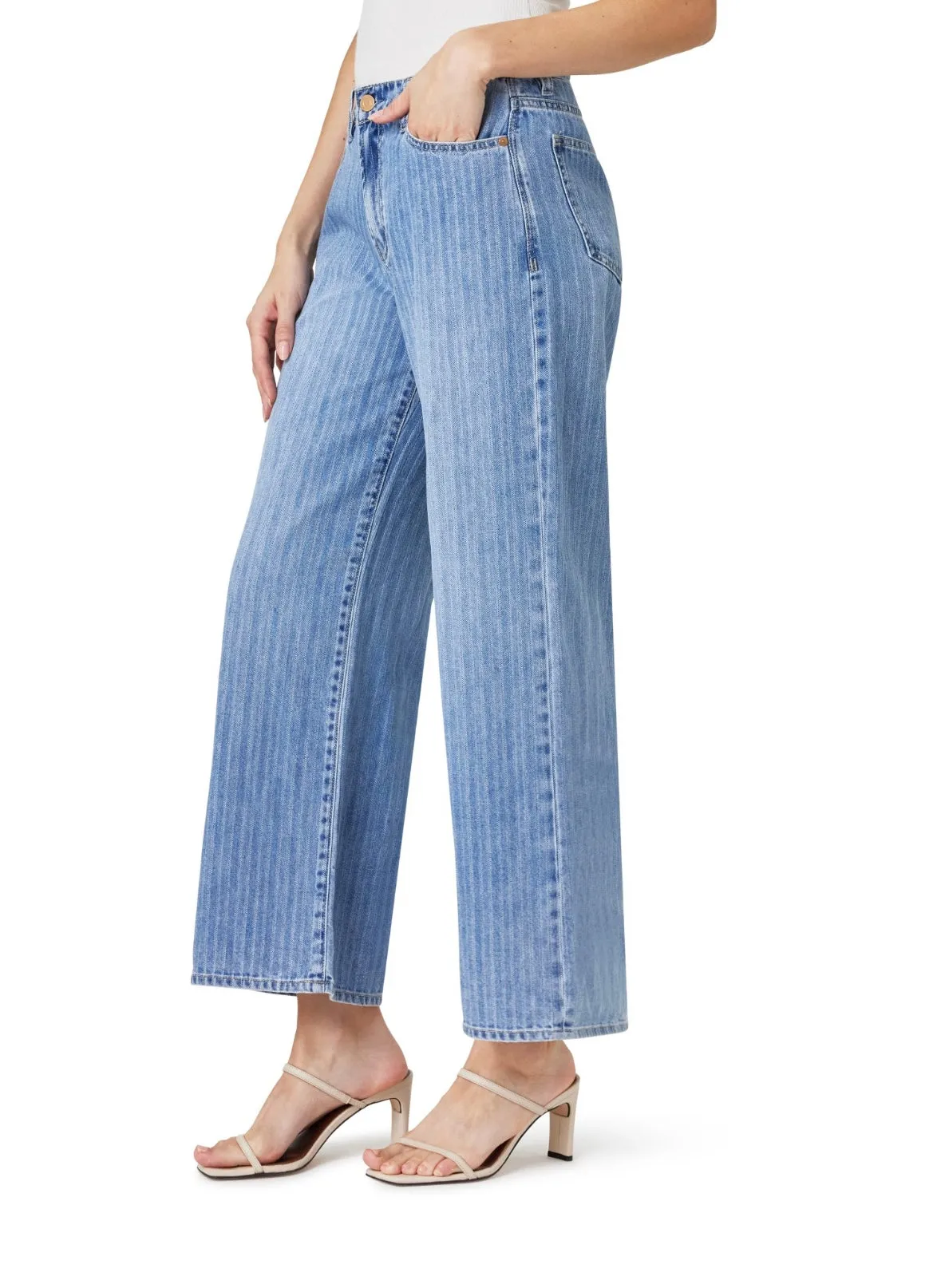 Denver Stripe Wide Leg Crop