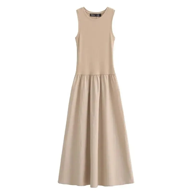 Dresses Summer Women's 2024 New Chic Slim Simple Elegant Holiday Dress Street Women's Comfortable Youth Dress