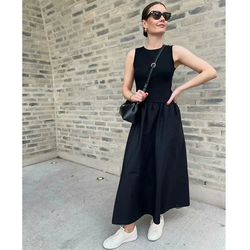 Dresses Summer Women's 2024 New Chic Slim Simple Elegant Holiday Dress Street Women's Comfortable Youth Dress