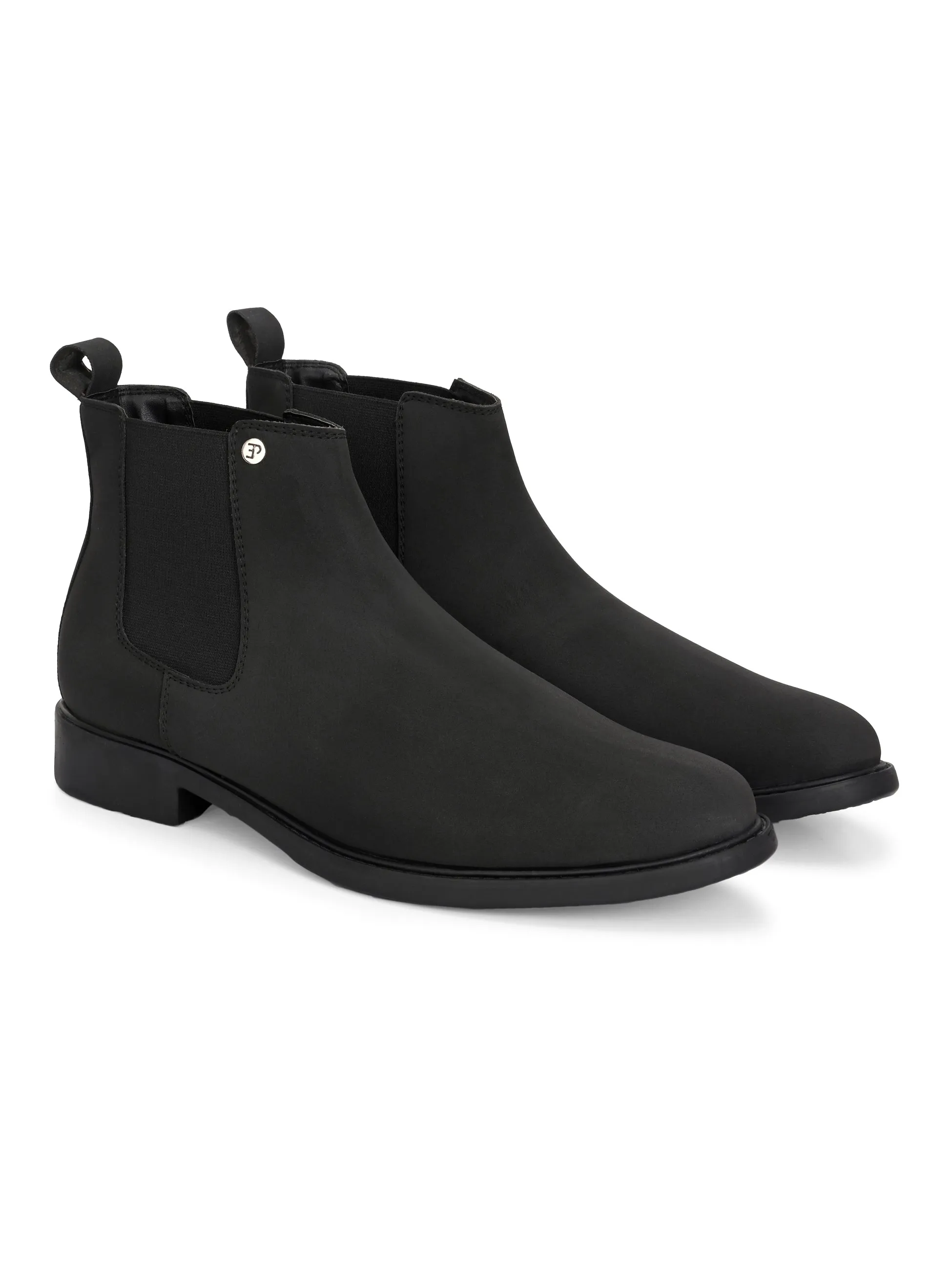 El Paso Men Faux Leather Casual Chelsea Boots