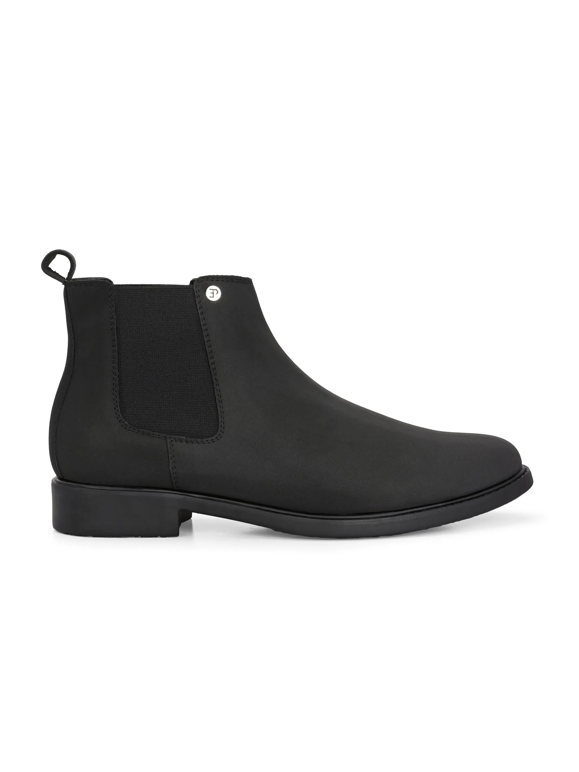 El Paso Men Faux Leather Casual Chelsea Boots