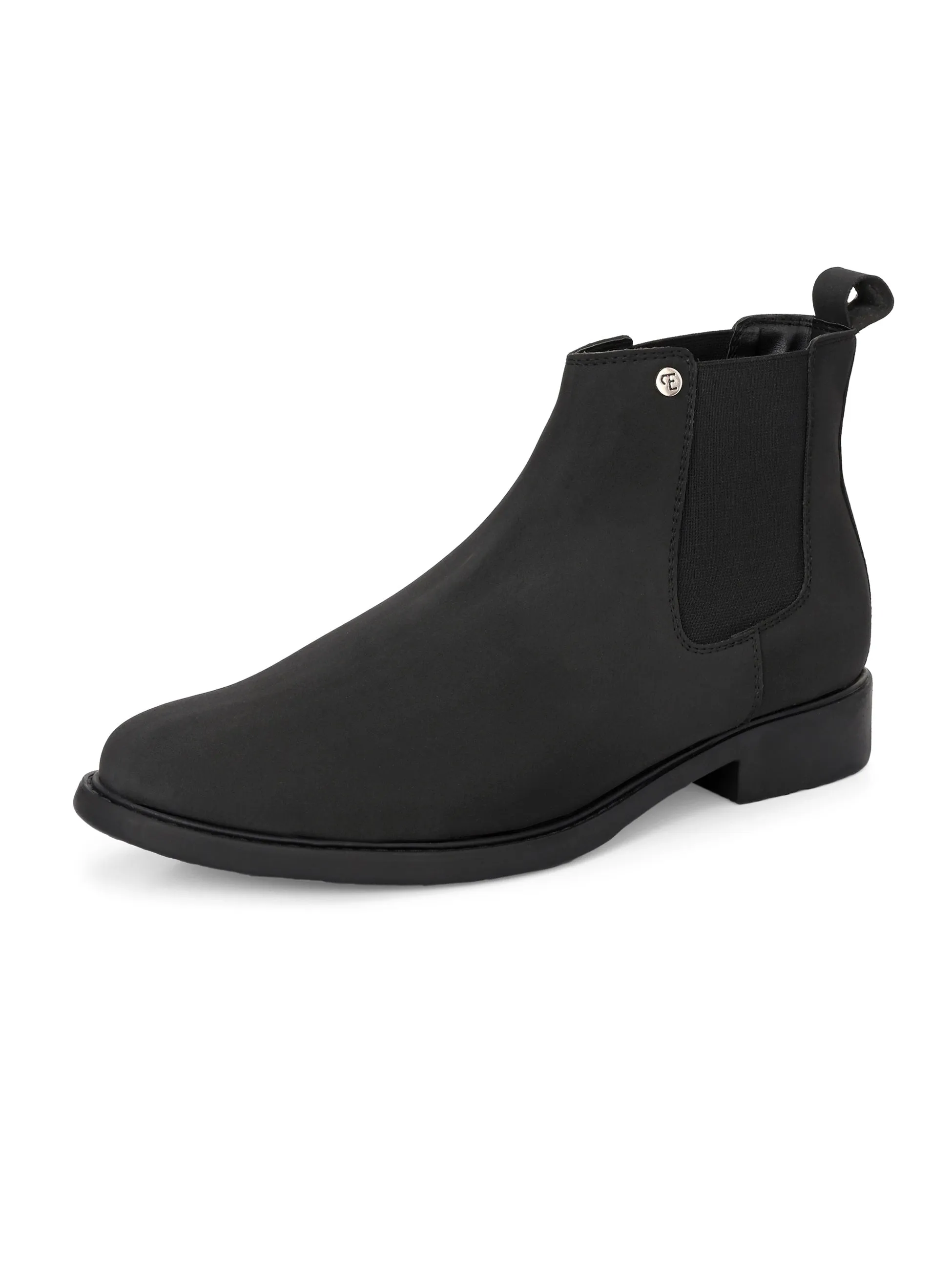 El Paso Men Faux Leather Casual Chelsea Boots