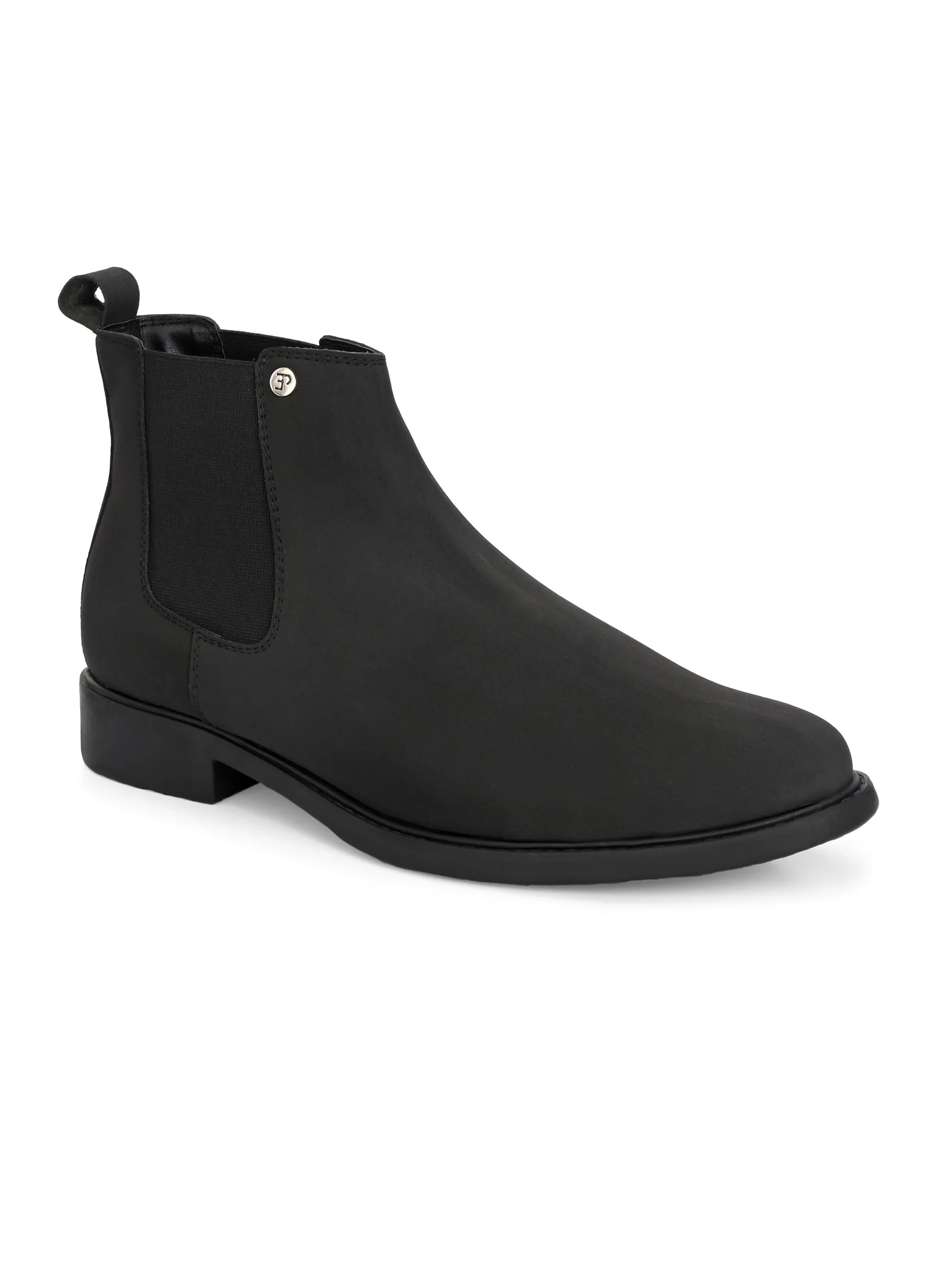 El Paso Men Faux Leather Casual Chelsea Boots