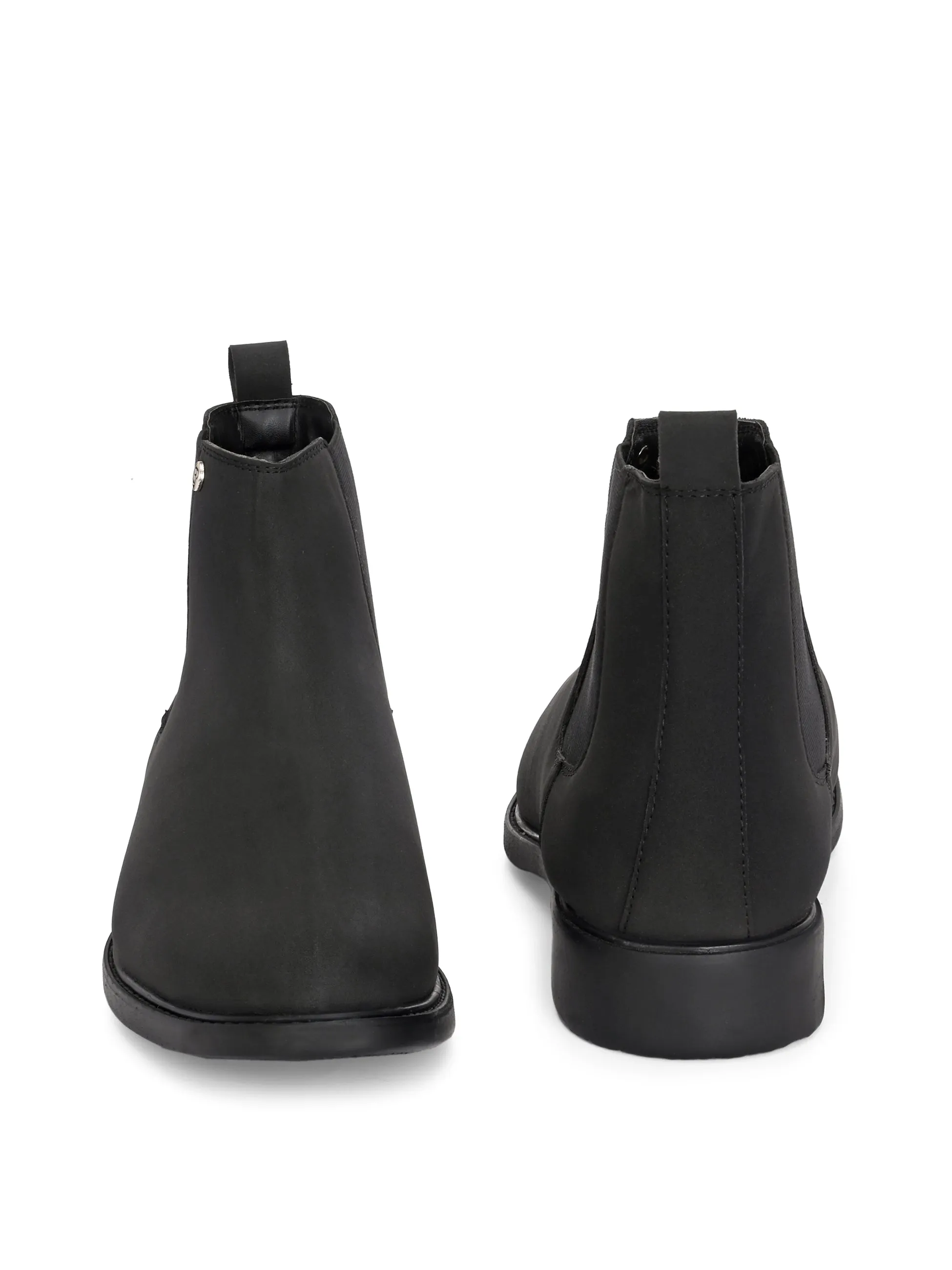 El Paso Men Faux Leather Casual Chelsea Boots