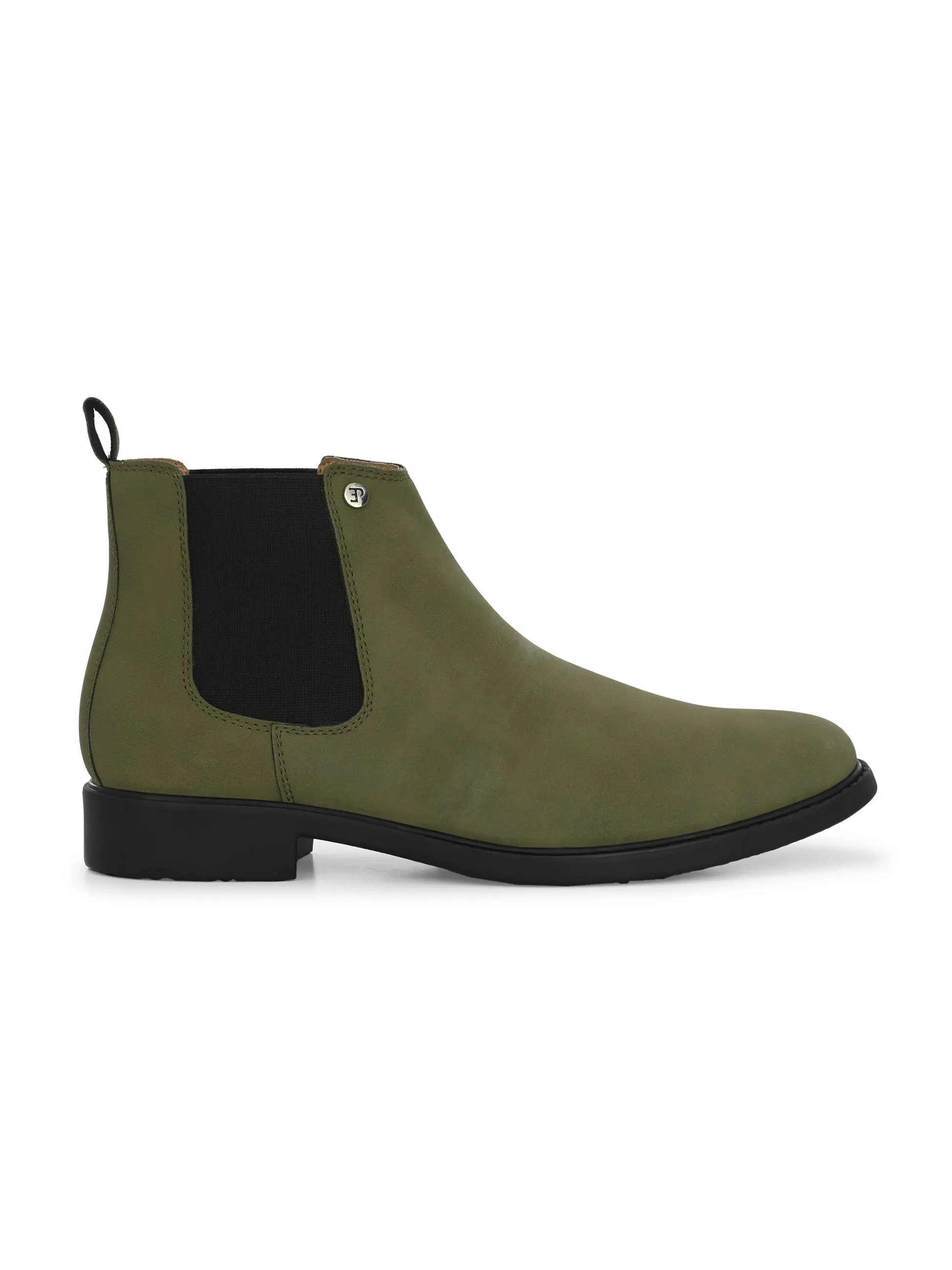 El Paso Men Faux Leather Casual Chelsea Boots