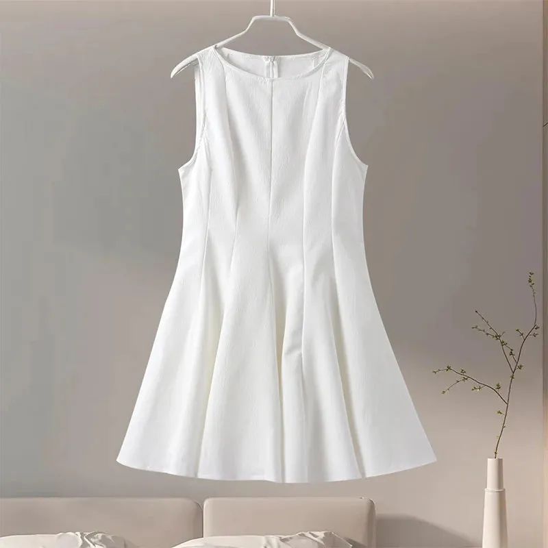 Elegant Pleated Mini Dress for Women
