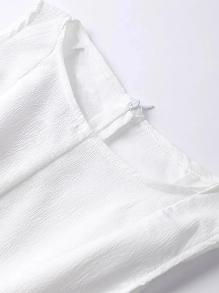 Elegant Pleated Mini Dress for Women
