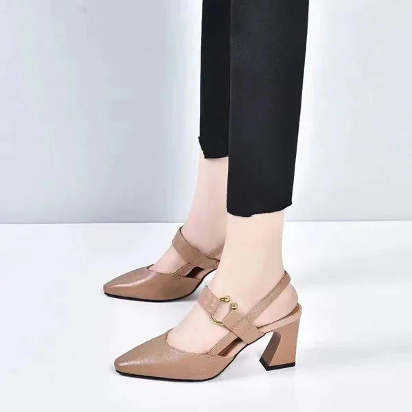Elegant Women's Sandals with Heels