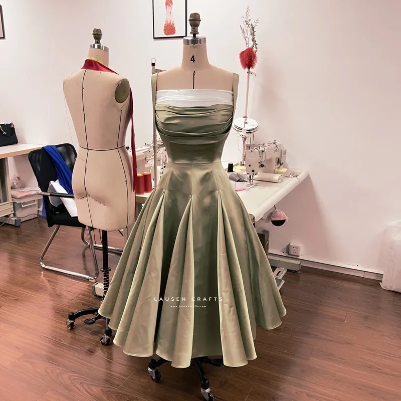 Elizabeth Taylor Inspired Sage Green 1950s Dress Life Magazine