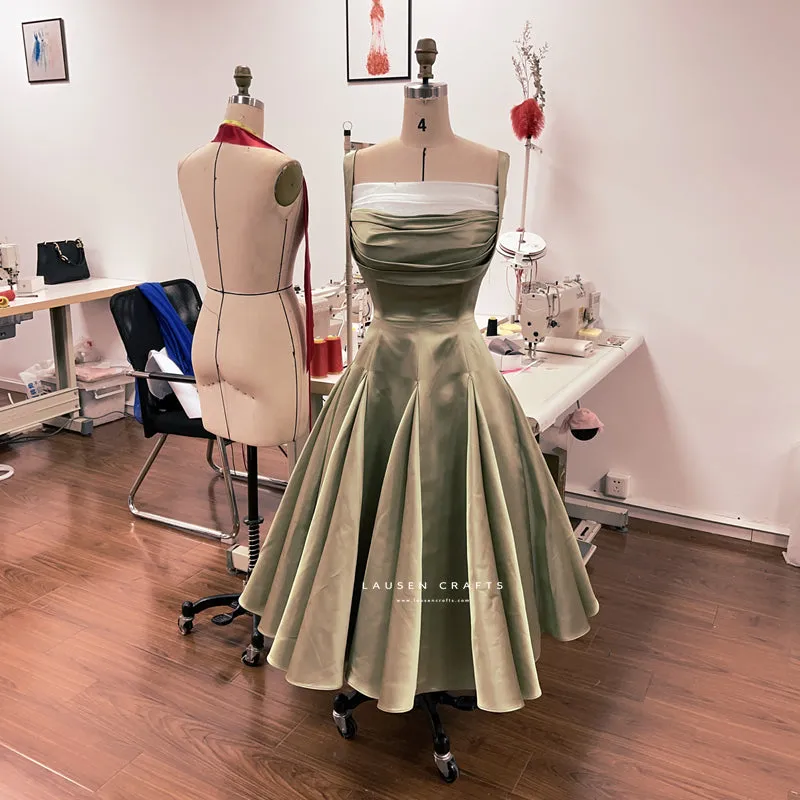 Elizabeth Taylor Inspired Sage Green 1950s Dress Life Magazine