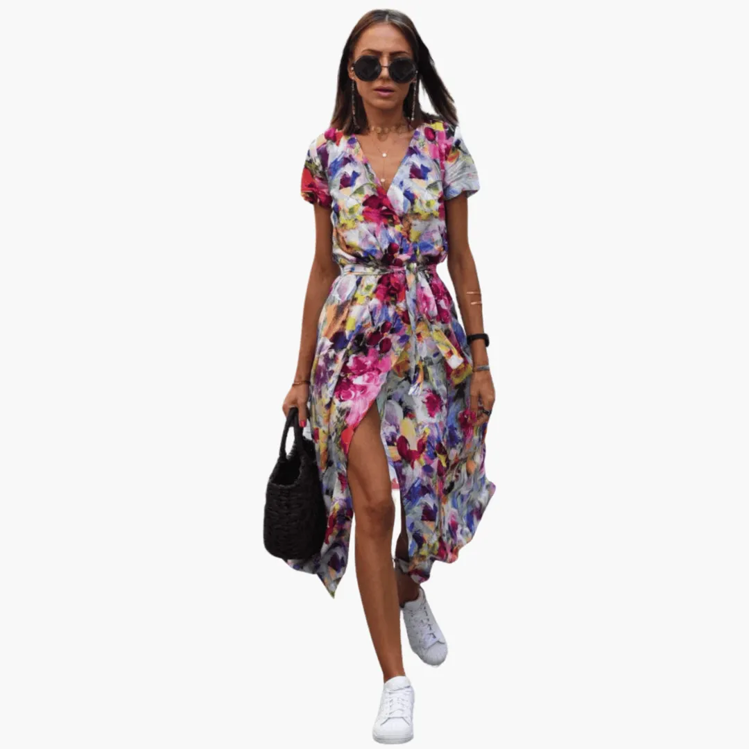 Ellen - Elegant Wrap Dress