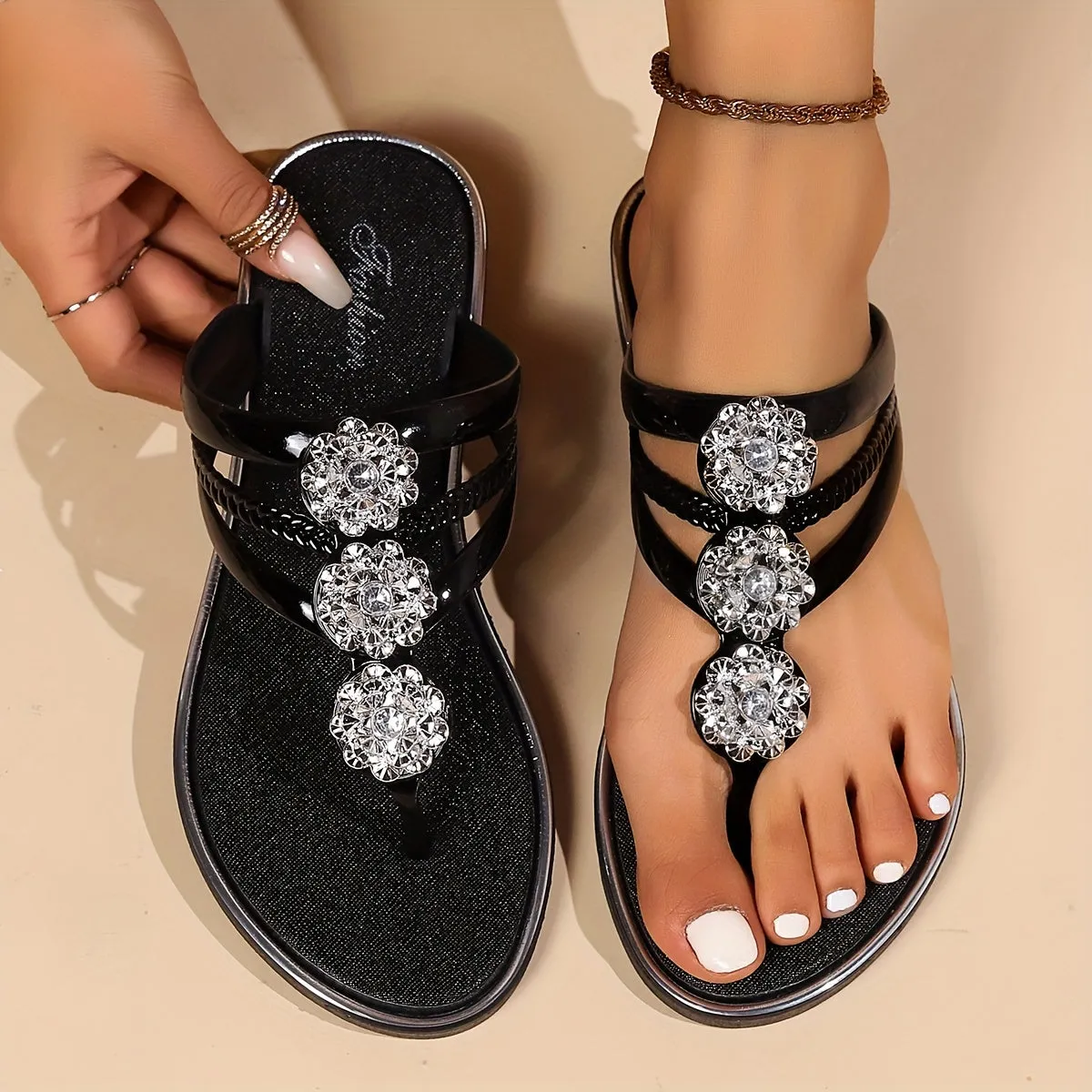 Eloira© - Stylish Glam Sandals