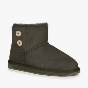 EMU Piction Short Boot in Dark Olive