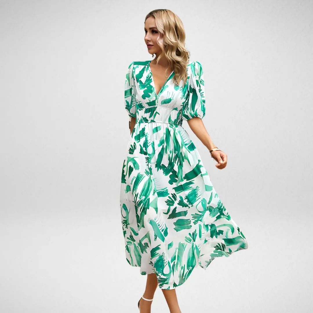 Erika | Charming V-Neck Dress