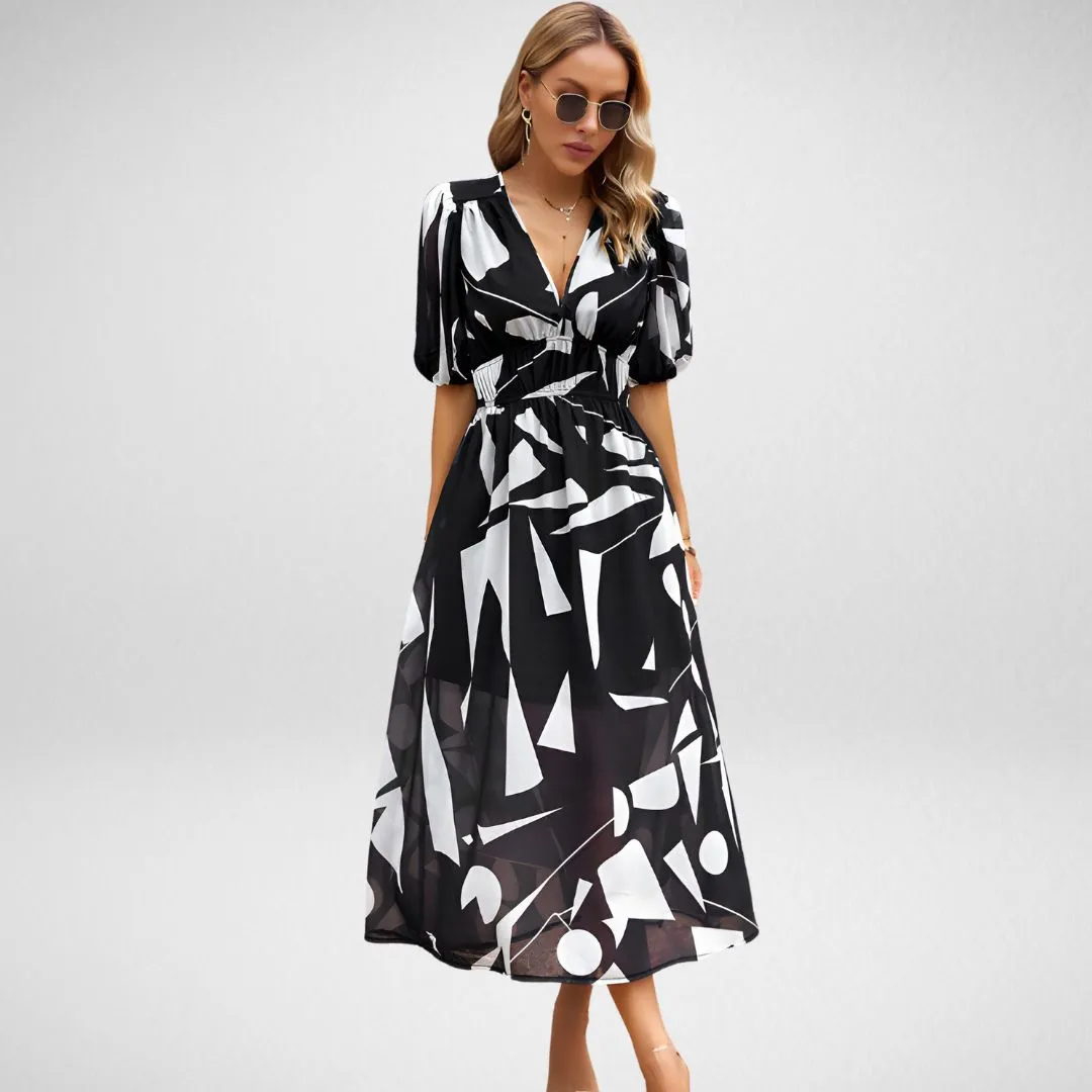 Erika | Charming V-Neck Dress