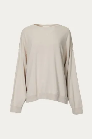 ESSENTIAL OVERSIZED COTTON-JERSEY SWEATER