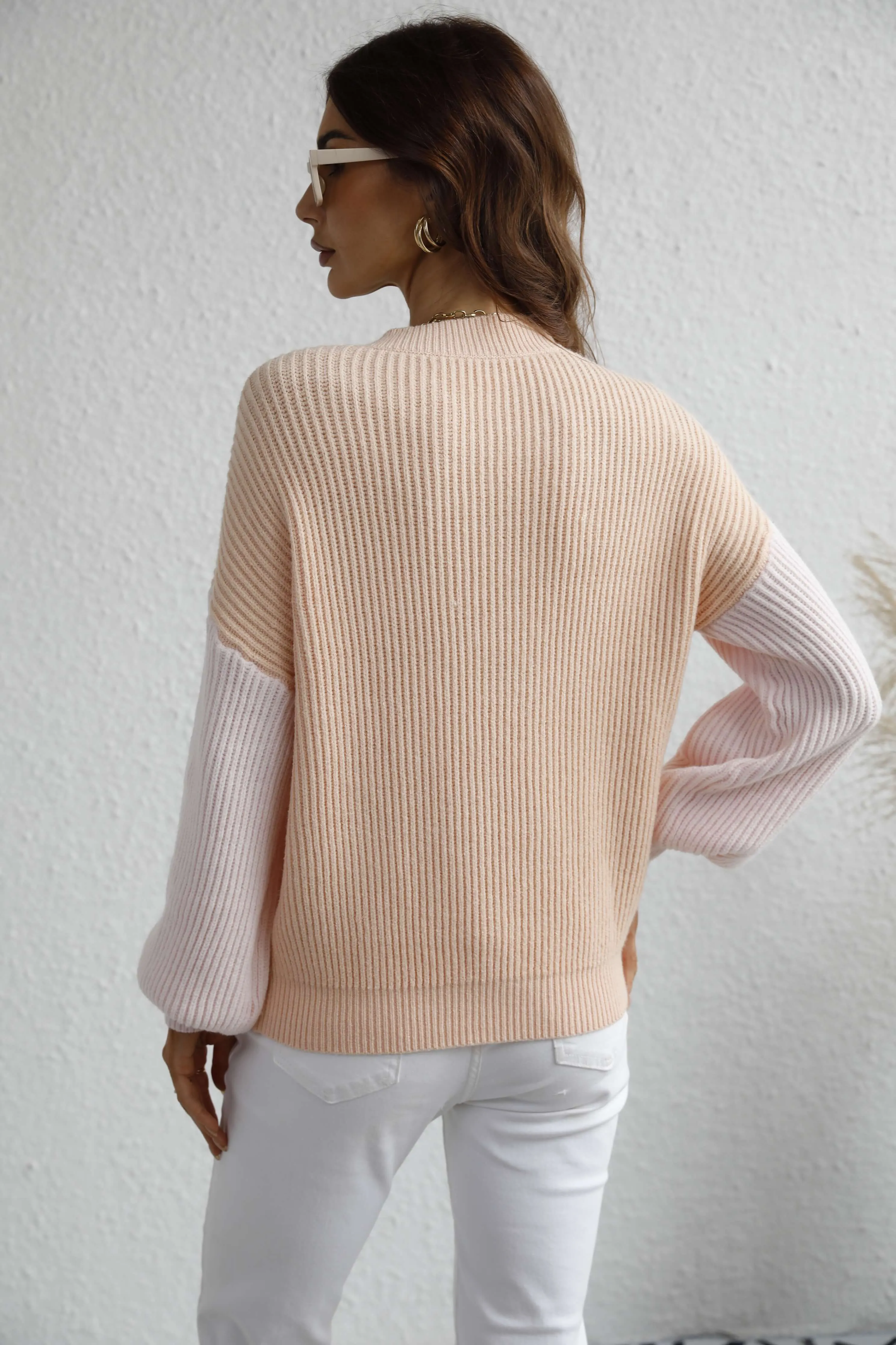 Estatia Knit Sweater - Blush