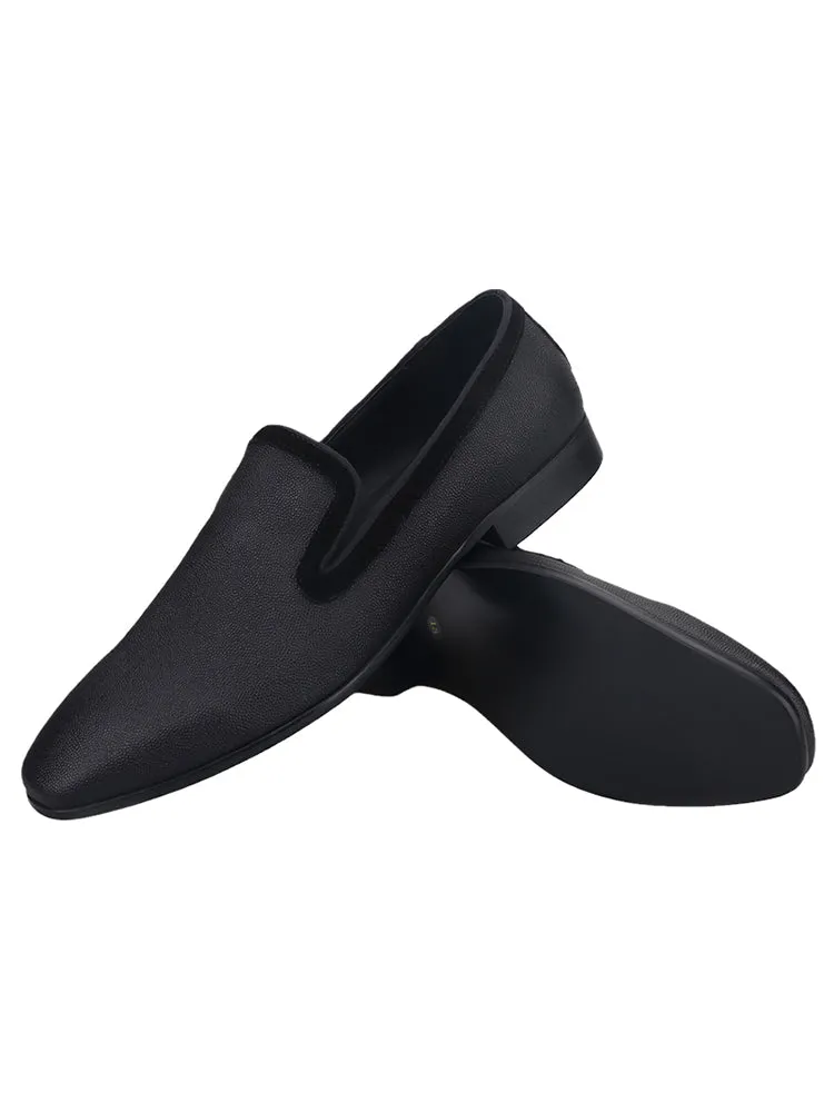 European and American trendy men's genuine leather loafers for banquets and parties, low-cut shoes, hairstylists' favorite slip-on trendy shoes